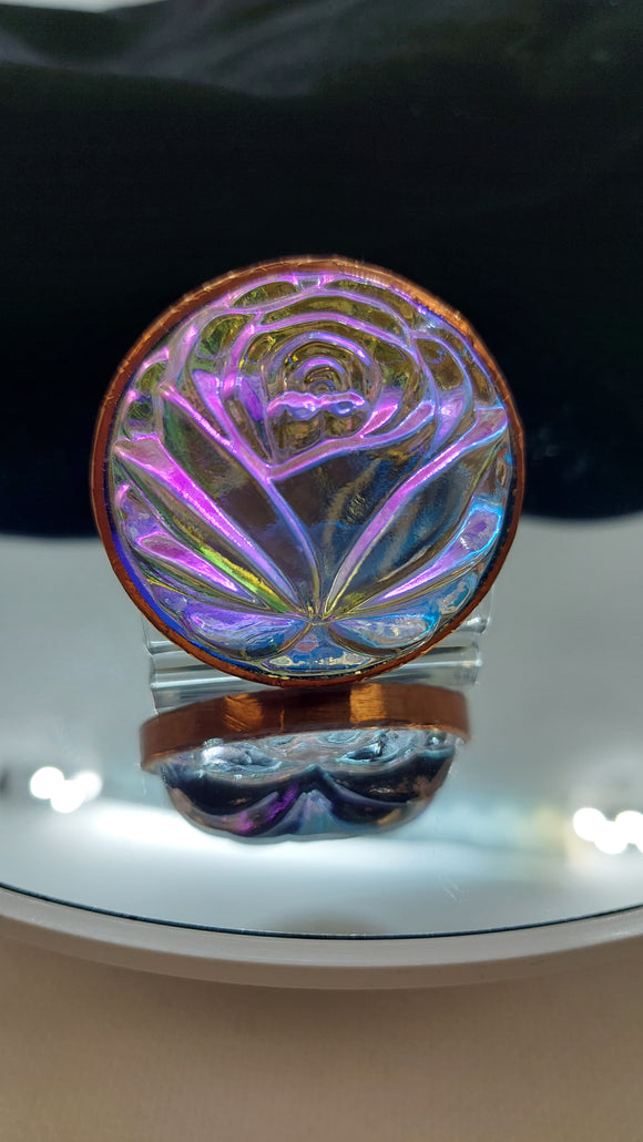 40mm Clear Rose